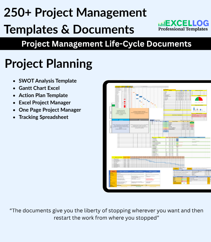 250+ Project Management Templates