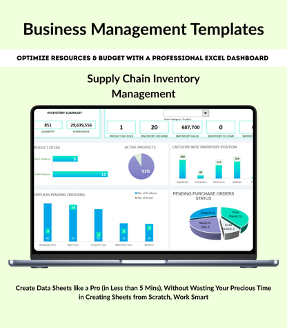 Business Management Templates & Dashboards