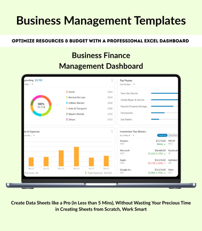 Business Management Templates & Dashboards