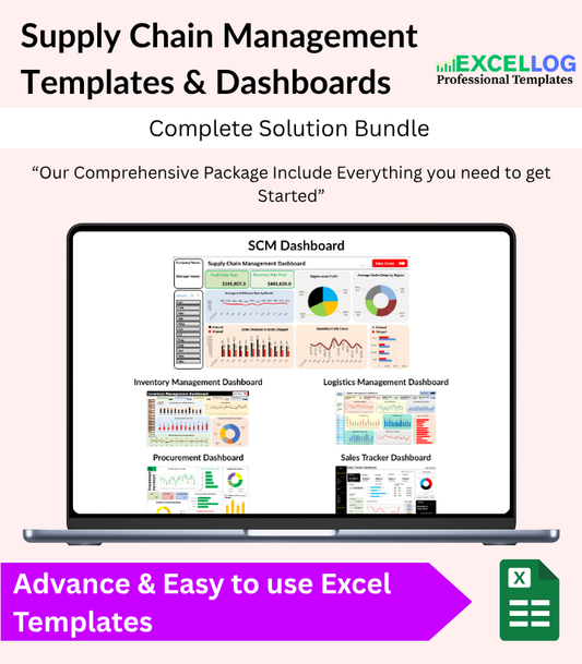Supply Chain Management Templates & Dashboards