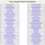 60+ accounting & finance calculators