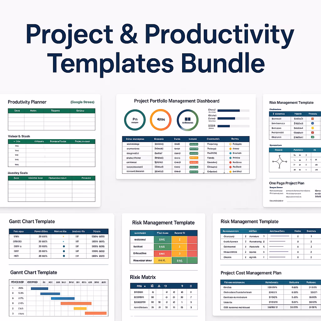 project templates excel